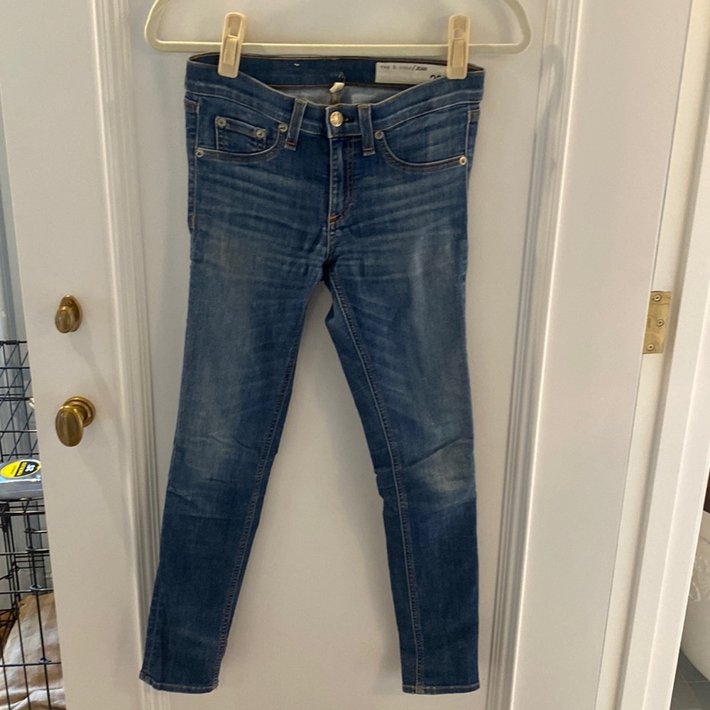 Rag & Bone “Capri” cropped skinny jean, size 26